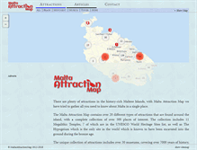 Tablet Screenshot of maltaattractionmap.com